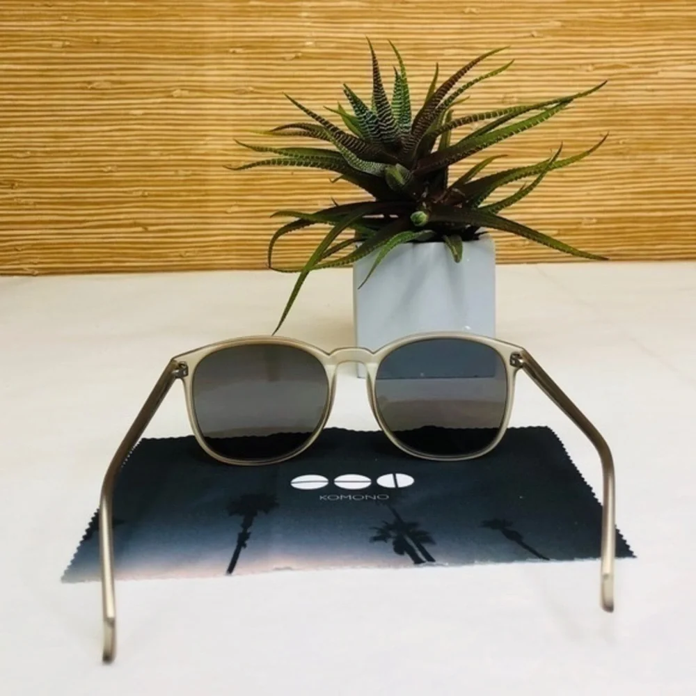 KOMONO Urkel Frost Sunglasses NEW gray blue